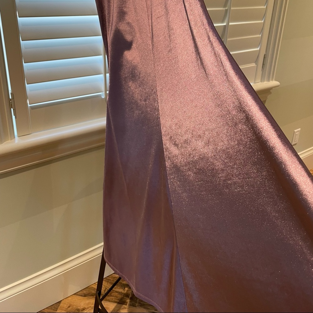 formal dresses in rome ga Marcella A-Line Slit Satin Formal Dress main image 0